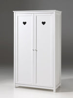 VIPACK-Armoire AMORI 2 Portes Blanc