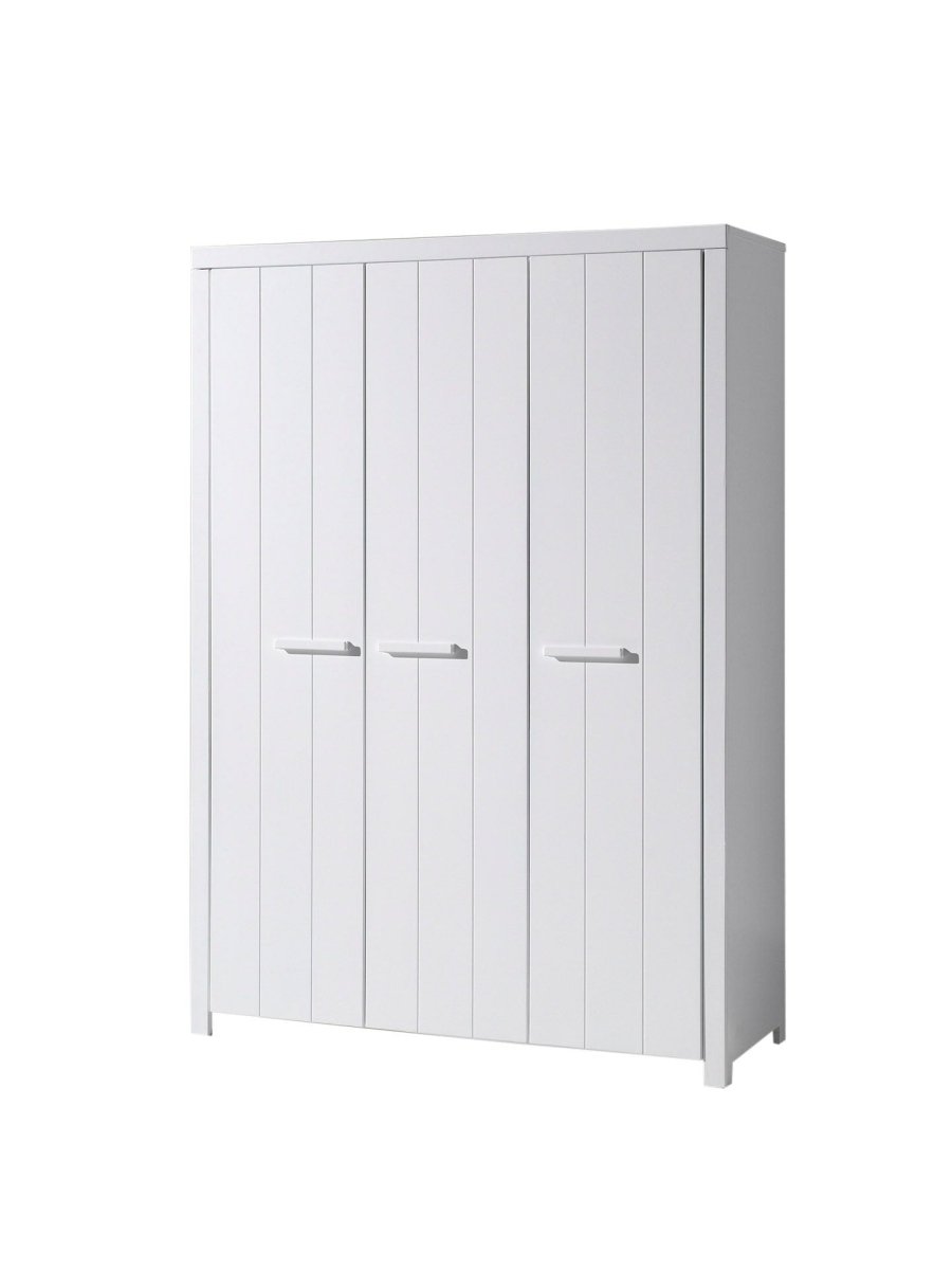 VIPACK-Armoire ERIK 3 Portes Blanc