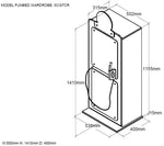 VIPACK-Armoire GAS PUMP Rouge Pour Lit Voiture