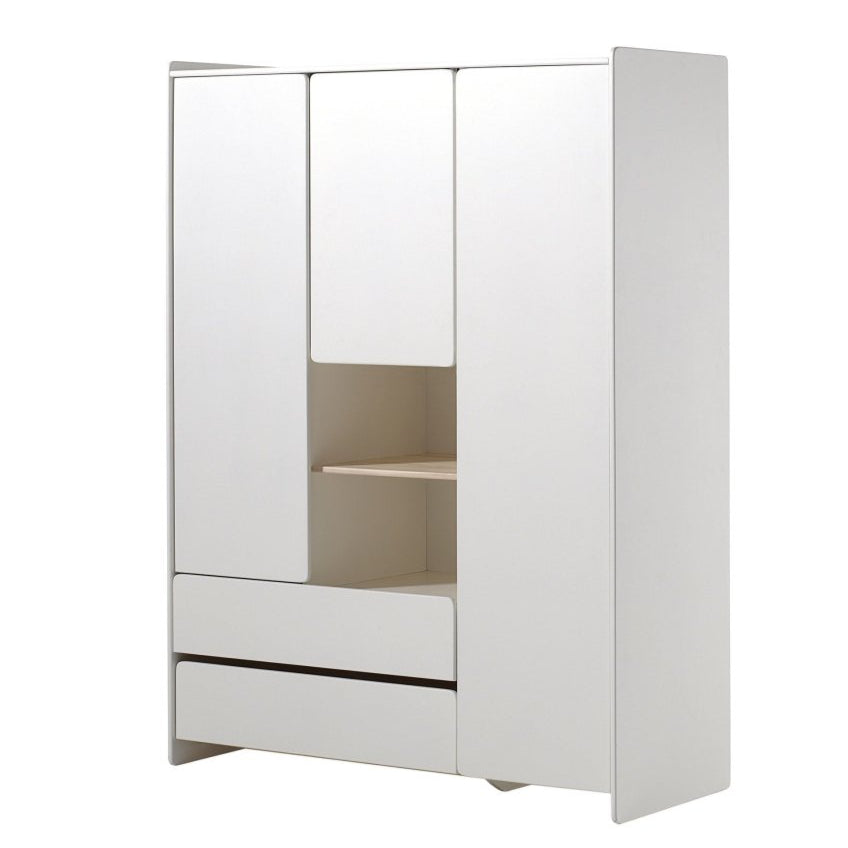 VIPACK-Armoire KIDDY 3 Portes Blanc
