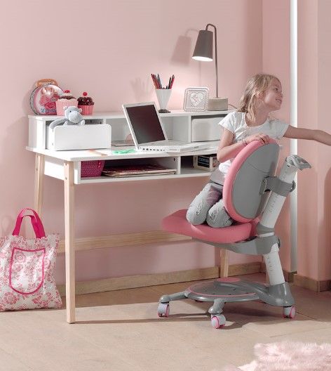 VIPACK-Bureau KIDDY Blanc