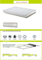 VIPACK-Lit Cabane DALLAS Avec Matelas Assorti 90x200cm
