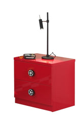 VIPACK-Chevet MONZA Pour Lit Voiture Rouge