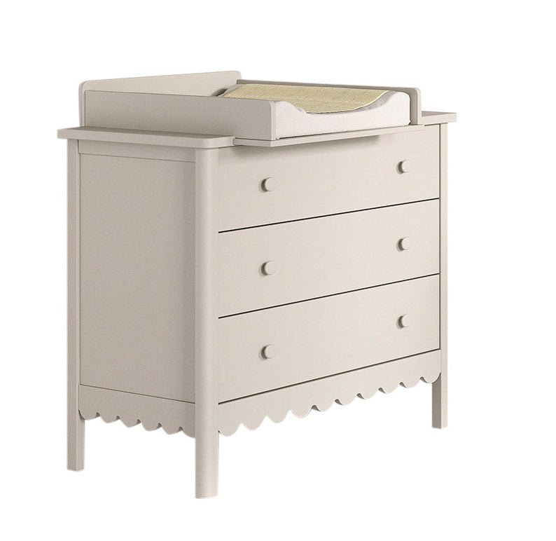 VIPACK-Ensemble Commode À 3 Tiroirs + Plan À Langer Swingo – Argile