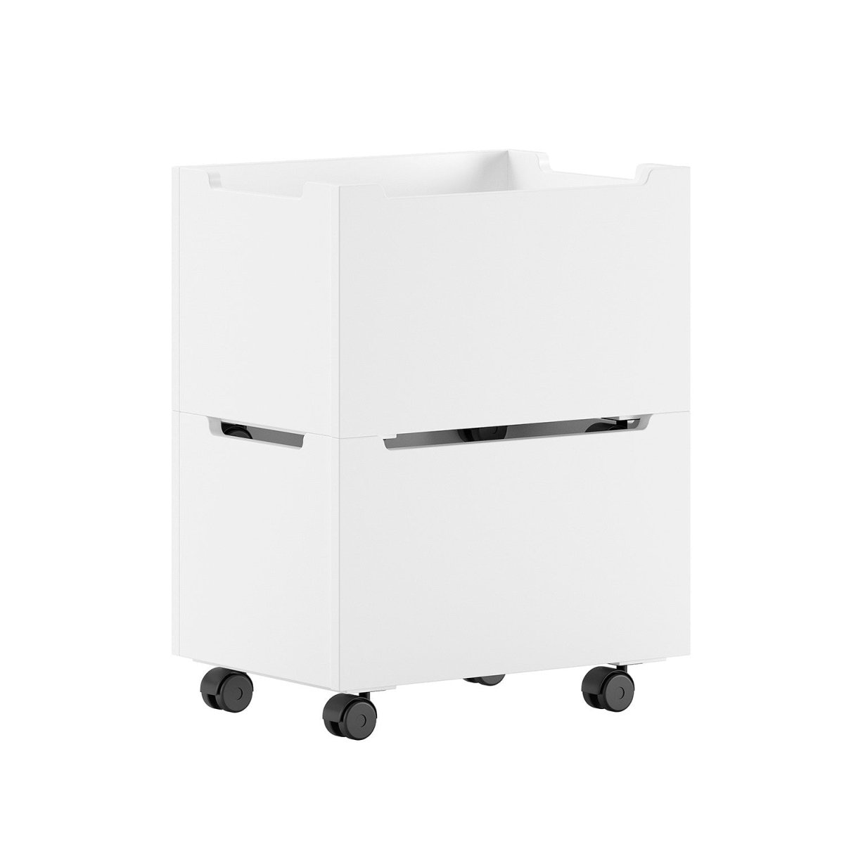 VIPACK-Ensemble Lit Mi-Hauteur + Tiroir De Rangement Forrest – 90 x 200 Cm – Blanc