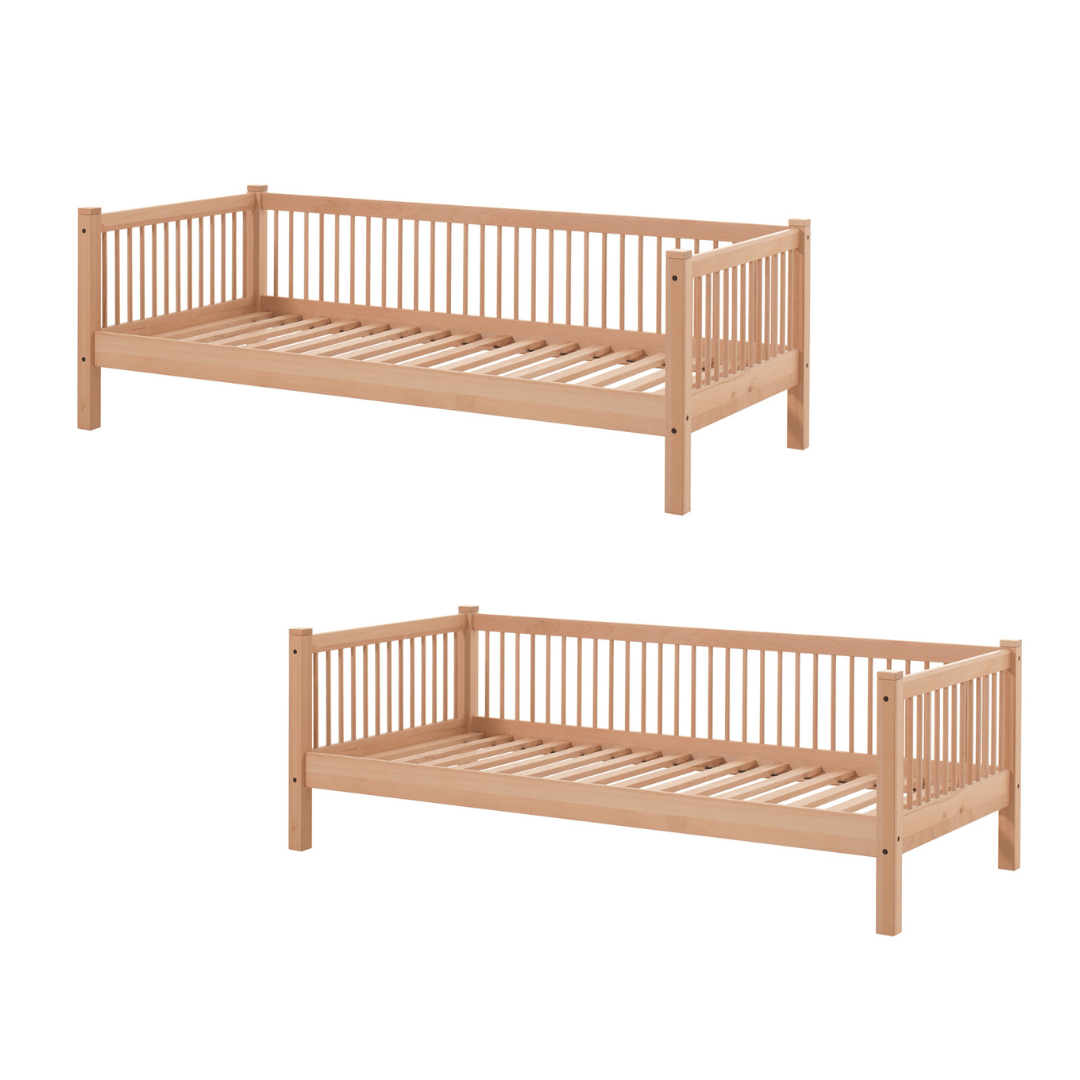 VIPACK-Ensemble Lit Superposé + Lit Banquette + Lit + Pieds De Conversion Forrest – 90 x 200 Cm
