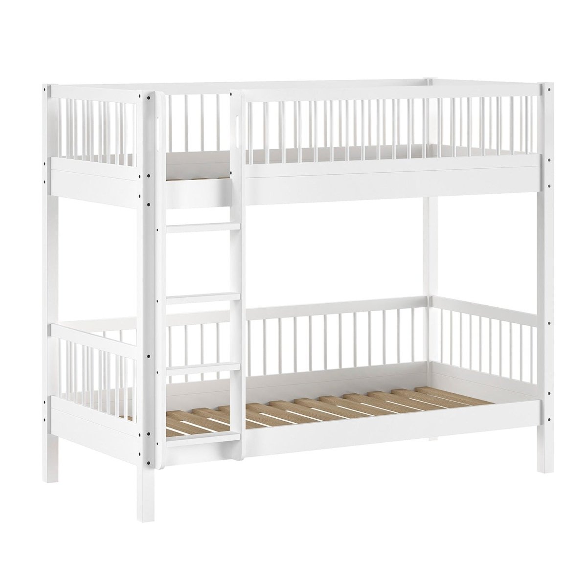 VIPACK-Ensemble Lit Superposé + Lit Banquette + Lit + Pieds De Conversion Forrest – 90 x 200 Cm – Blanc