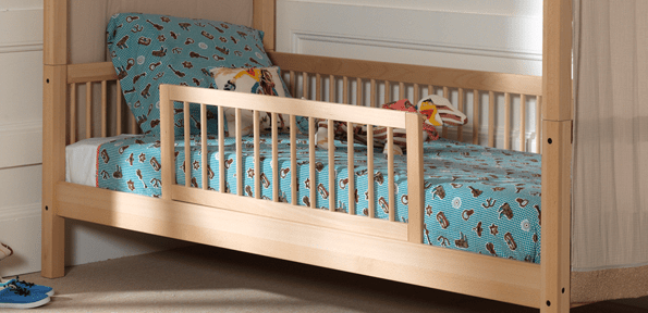 VIPACK-Ensemble Lit Superposé + Lit + Barrière De Sécurité + Tiroir De Rangement Forrest – 90 x 200 Cm