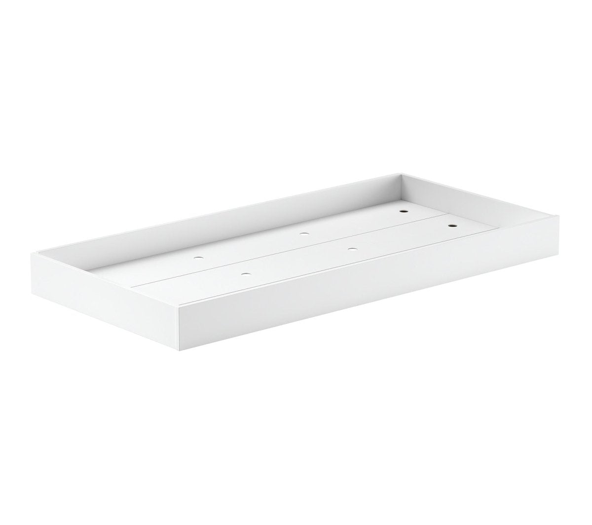 VIPACK-Ensemble Lit Superposé + Lit + Barrière De Sécurité + Tiroir De Rangement Forrest – 90 x 200 Cm – Blanc