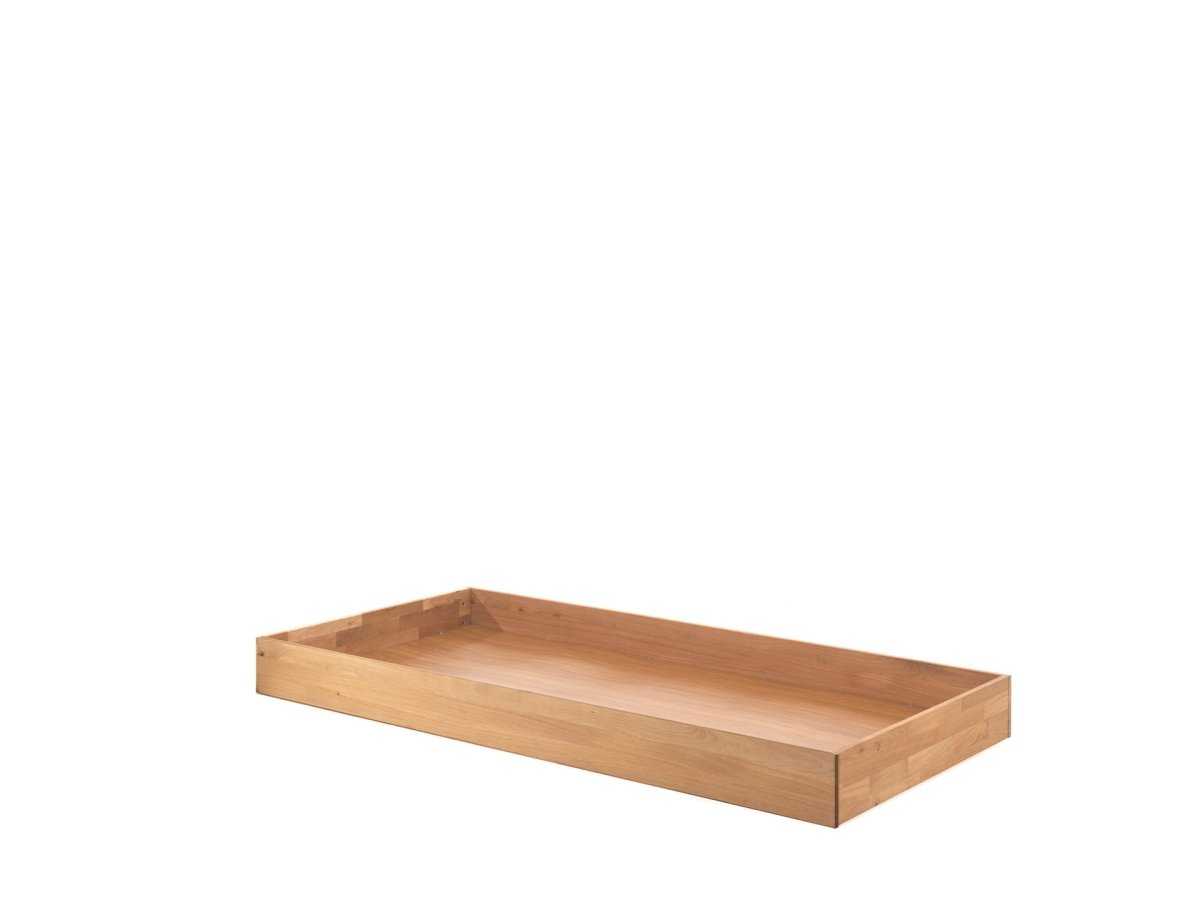 VIPACK-Ensemble Lit Superposé + Lit + Barrière De Sécurité + Tiroir De Rangement Forrest – 90 x 200 Cm – En Chêne