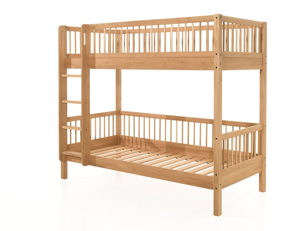 VIPACK-Ensemble Lit Superposé + Lit + Tiroir De Rangement Forrest – 90 x 200 Cm – En Chêne