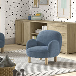 VIPACK-Fauteuil Simple ROCKY Mini Bleu