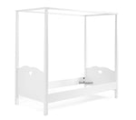VIPACK-Lit à Baldaquin AMORI 90x200 cm Blanc