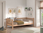 VIPACK-Lit Banquette Seda – 90 x 200 Cm – En Hêtre Naturel