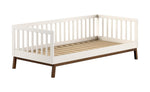 VIPACK-Lit Banquette Sezane – 90 x 200 Cm – Argile Et Noyer