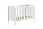 VIPACK-Lit Bébé AMORI 60x120 CM Blanc