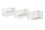 VIPACK-Lit Bébé AMORI 60x120 CM Blanc