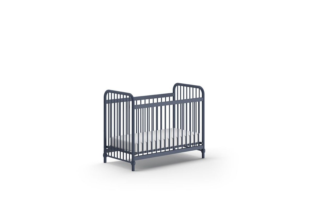 VIPACK-Lit Bébé BRONXX 60x120 cm Bleu Denim