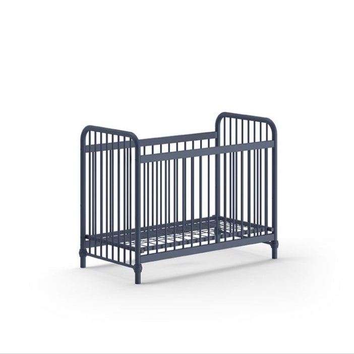 VIPACK-Lit Bébé BRONXX 60x120 cm Bleu Denim