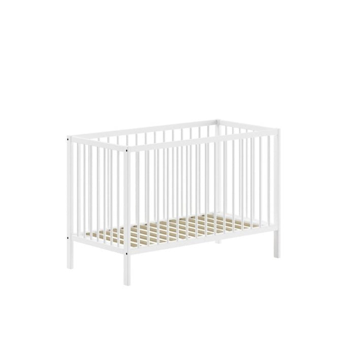 VIPACK-Lit Bébé DINO 60x120cm Blanc