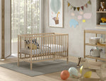 VIPACK-Lit Bébé DINO 60x120cm Naturel