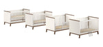 VIPACK-Lit Bébé Évolutif Sezane – 70 x 140 Cm – Argile Et Noyer