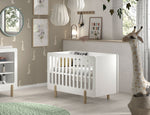 VIPACK-Lit Bébé SMILE 60x120cm Blanc
