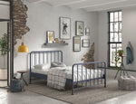 VIPACK-Lit BRONXX 140 X 200 cm Denim Bleu