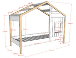 VIPACK-Lit Cabane (91) BABS 90x200 cm