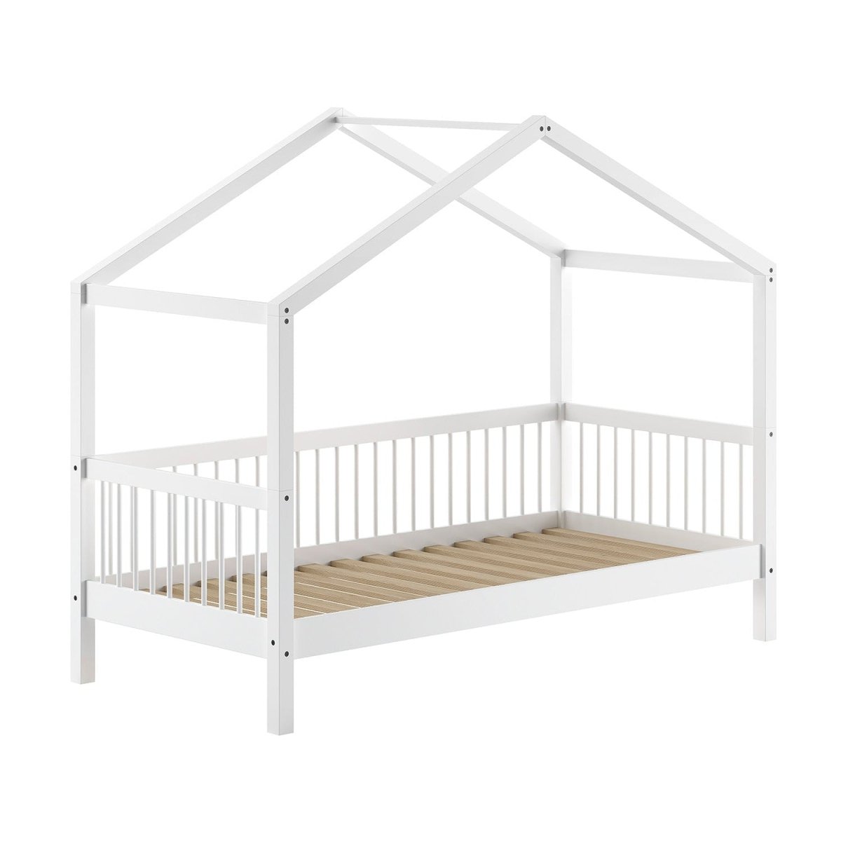 VIPACK-Lit Cabane Forrest – 90 x 200 Cm – En Hêtre Blanc