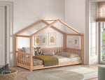 VIPACK-Lit Cabane Seda – 90 x 200 Cm – En Hêtre Naturel