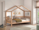 VIPACK-Lit Cabane Seda – 90 x 200 Cm – En Hêtre Naturel