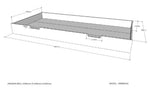VIPACK-Lit Cabane(03) HOUSEBED 90x200cm Toit Blanc