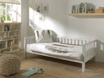 VIPACK-Lit Capitaine (90) FRITZ 90x200 cm Blanc