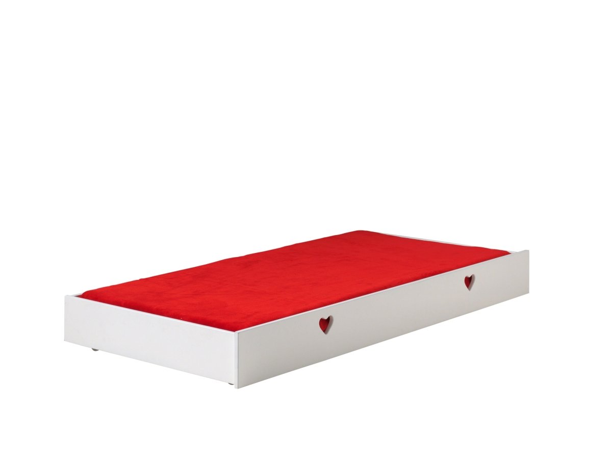 VIPACK-Lit Capitaine AMORI 90 X 200 cm Blanc