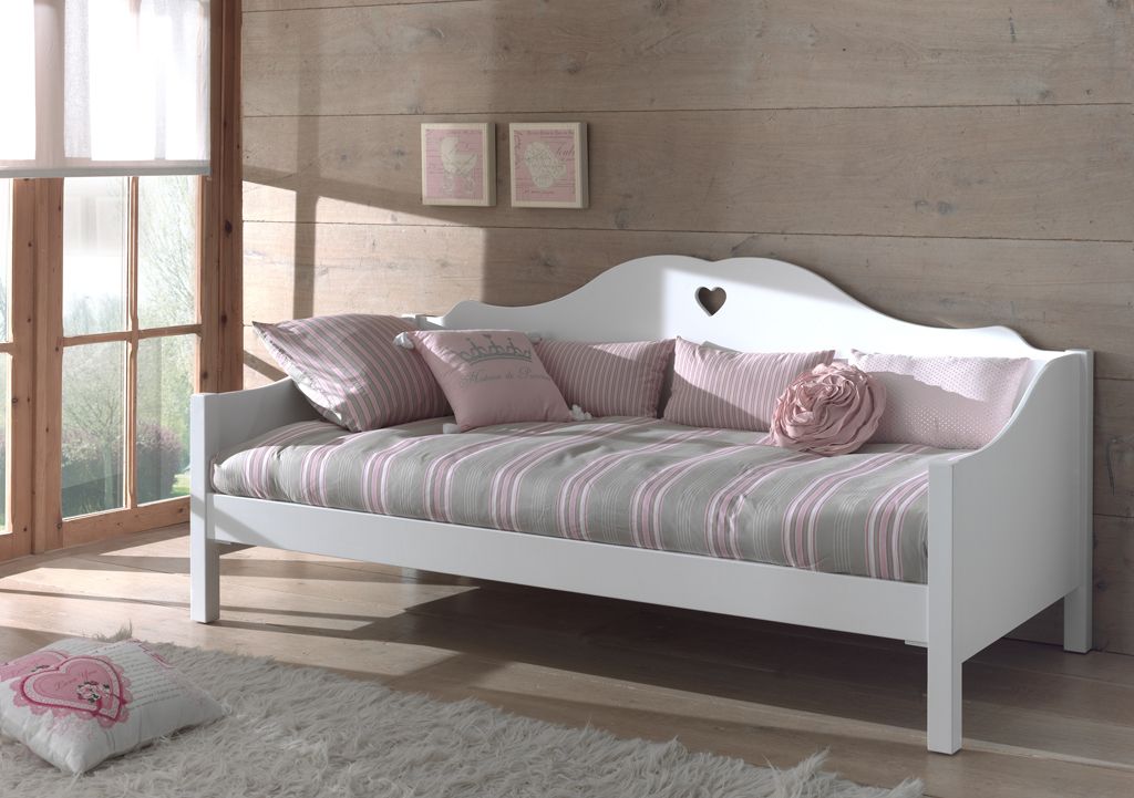 VIPACK-Lit Capitaine AMORI 90 X 200 cm Blanc