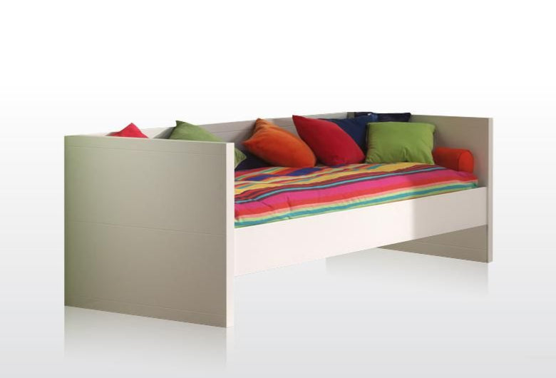 VIPACK-Lit Capitaine LARA 90x200cm Blanc