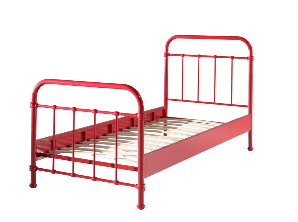 VIPACK-Lit NEW YORK 90 X 200 Cm - Rouge