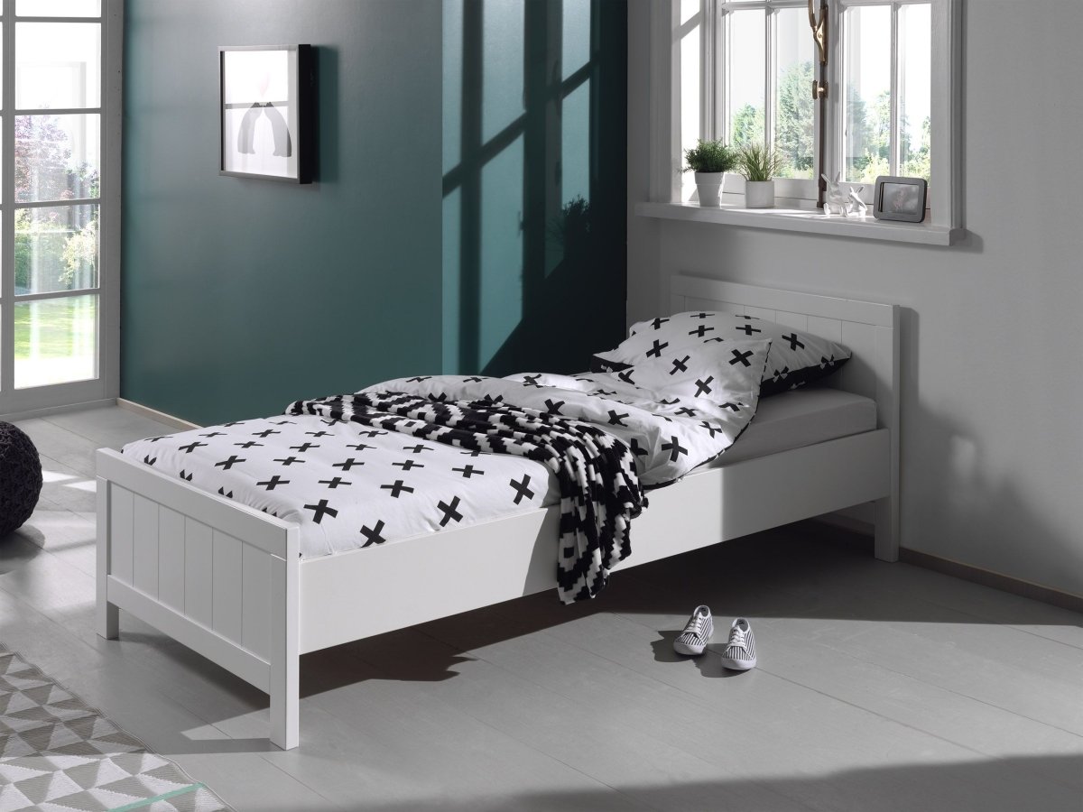 VIPACK-Lit ERIK 90x200cm Blanc