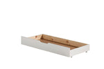 VIPACK-Lit évolutif Jumper Avec Matelas Extensible (160 + 40 cm) - Blanc