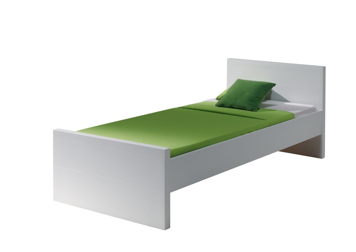 VIPACK-Lit LARA 90 X 200 cm Blanc