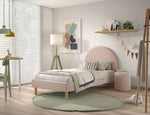 VIPACK-Lit Lune 90 X 200 Cm Rose Boucle