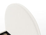 VIPACK-Lit LUNE Stokage 140 X 200 Cm Blanc