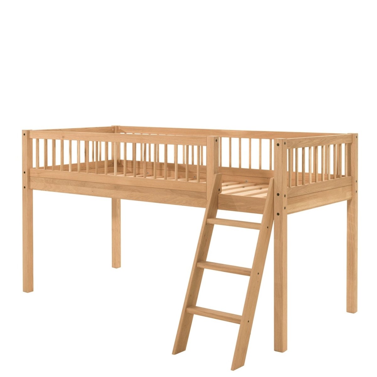 VIPACK-Lit Mi-Hauteur Forrest – 90 x 200 Cm – En Chêne