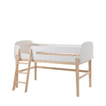 VIPACK-Lit Mi-Hauteur KIDDY 90 X 200 cm Blanc