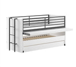 VIPACK-Lit Mi-Hauteur SAM (86) 90 X 200 cm Blanc