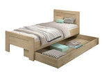 VIPACK-Lit SAM 90 X 200cm Chêne