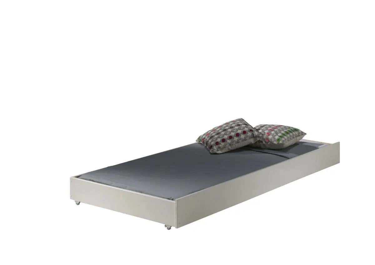 VIPACK-Lit De Famille SCOTT 140 X 200 cm + 90 X 200 cm Blanc