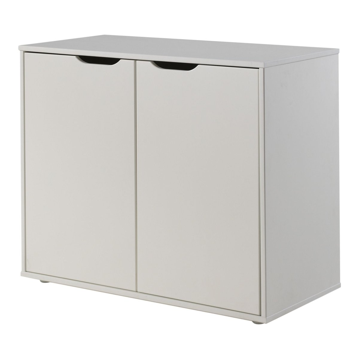 VIPACK-Lit Mi-Hauteur (H 115cm) PINO Avec Échelle 90 X 200 cm Blanc