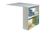 VIPACK-Lit Mi-Hauteur (H 115cm) PINO Avec Échelle 90 X 200 cm Blanc